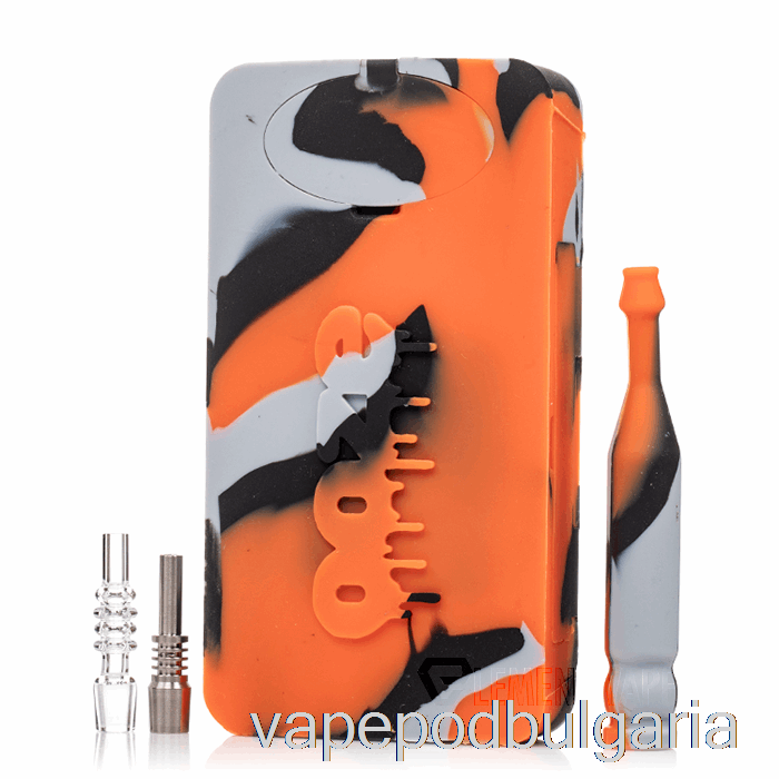 Vape 10000 Дръпки Ooze Slugger Dabbin Silicone Dugout Chameleon (черен / зелен)